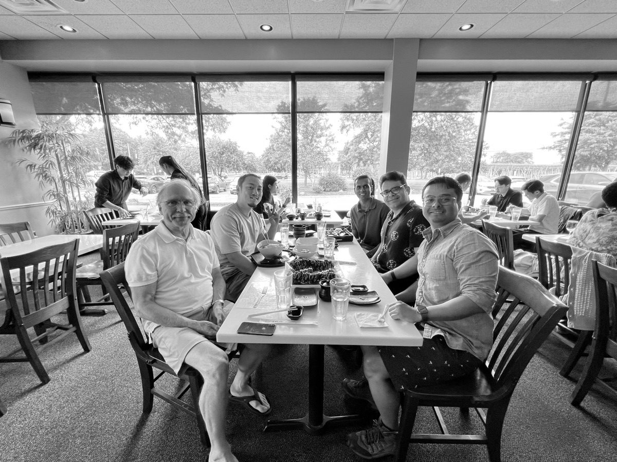 Merz Group lunch, Sansu Sushi, East Lansing — July 2023